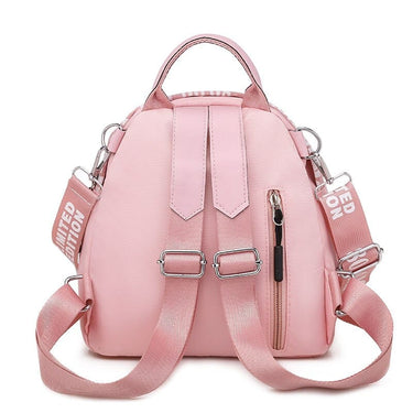 Mochilas Mujer Pequeñas Rosa detras